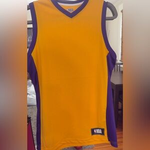 Youth Basketball Jersey Lakers Color.